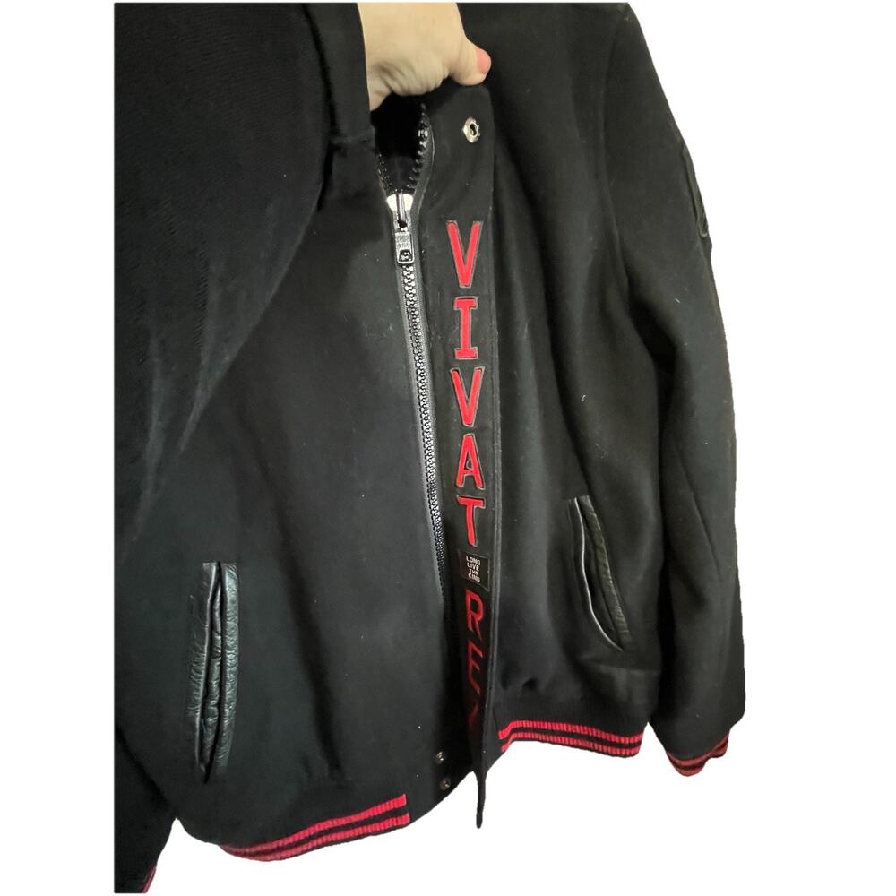Nike Sportswear LeBron James Destroyer Wool Bomber Jacket Men's Med Vivat Rex - Picture 4 of 12